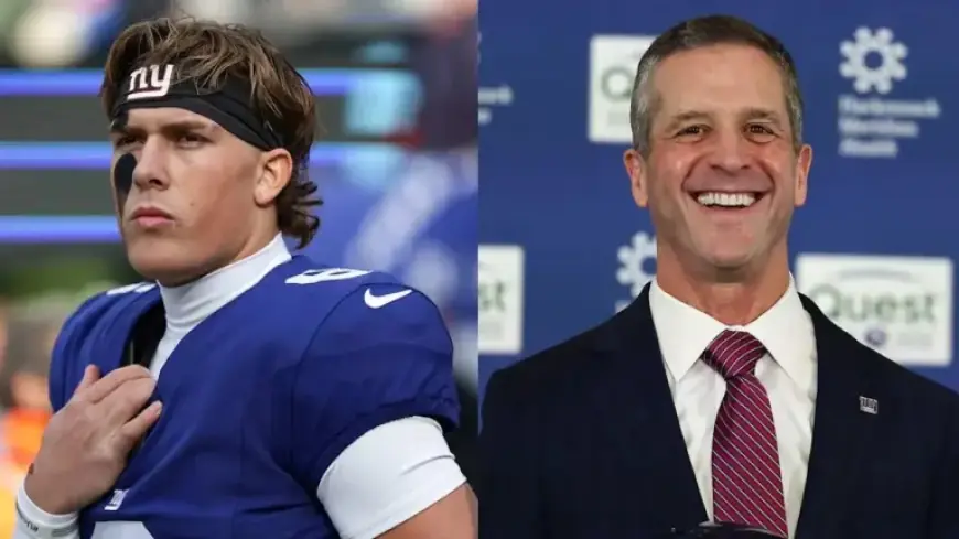 Giants QB Jaxson Dart Aims for Super Bowl Glory with John Harbaugh