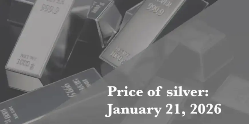 Silver Price Update for Wednesday, January 21, 2026