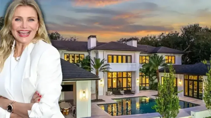 Cameron Diaz Explores Miami Mansions, Visits NBA Star’s Property