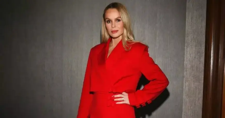 Amanda Holden Cooks Sunday Roast in Bold Outfit Choice