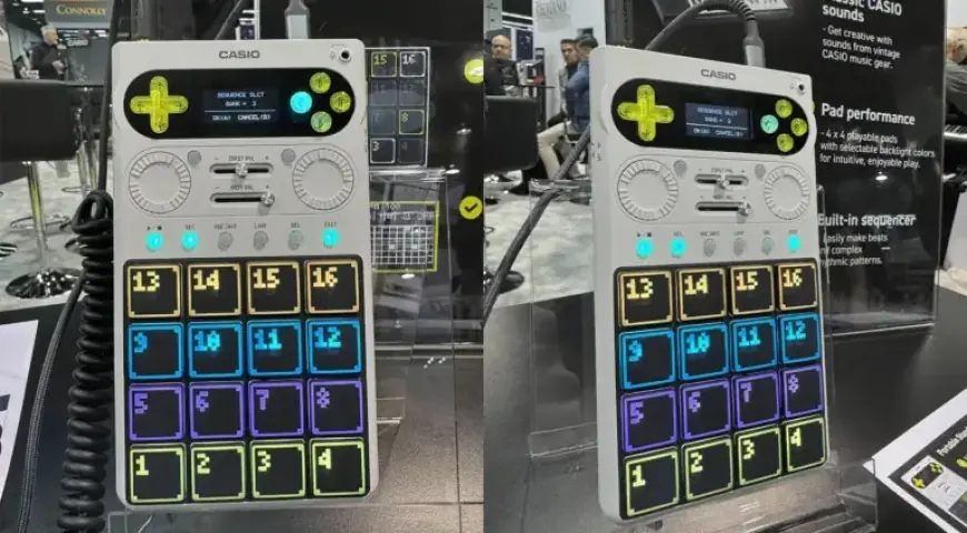 Casio SAMPLER: Modern Handheld Beat Maker Revives SK-1 Legacy