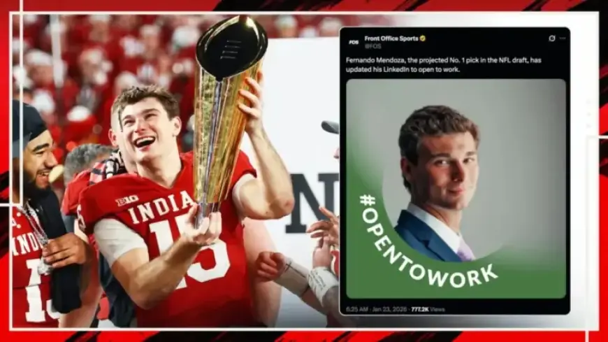 Fernando Mendoza Enters 2026 NFL Draft Following Indiana’s CFP Victory and Mock Draft Buzz