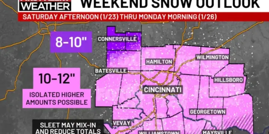 Tri-State Braces for Eight Inches of Snow: First Alert Weather Update