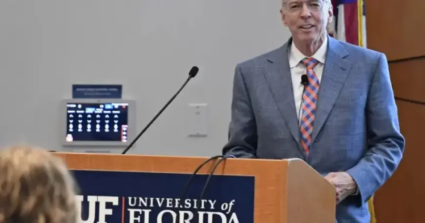 UF Interim President Landry Promotes Accessibility Amid Faculty’s Call for Broader Vision