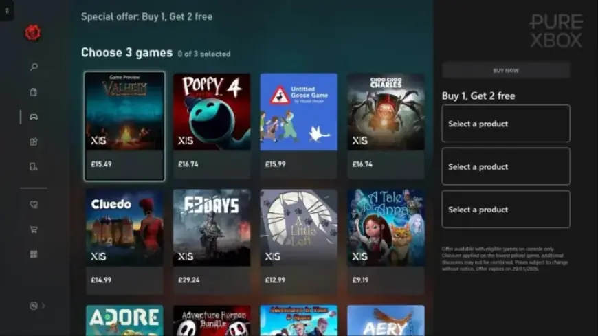 Microsoft Launches Major ‘Buy One, Get Two Free’ Sale on Xbox Indie Games