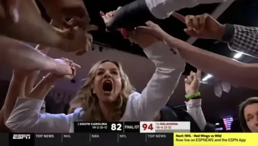 Oklahoma Coach Drops F-bombs During ESPN Postgame Huddle