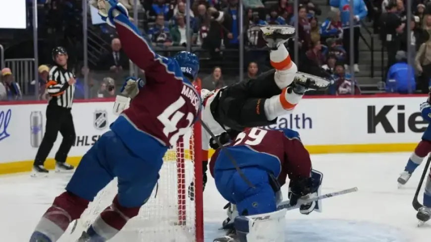 Tippett’s Hat Trick Leads Flyers to 7-3 Triumph Over NHL-Leading Avs