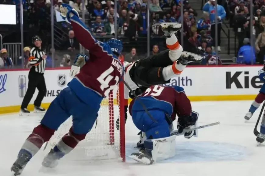 Tippett’s Second Hat Trick Powers Flyers Over NHL-Leading Avalanche 7-3