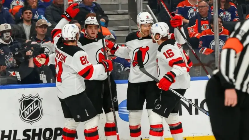 Gritsyuk, Glass Propel Devils to Victory Over Oilers