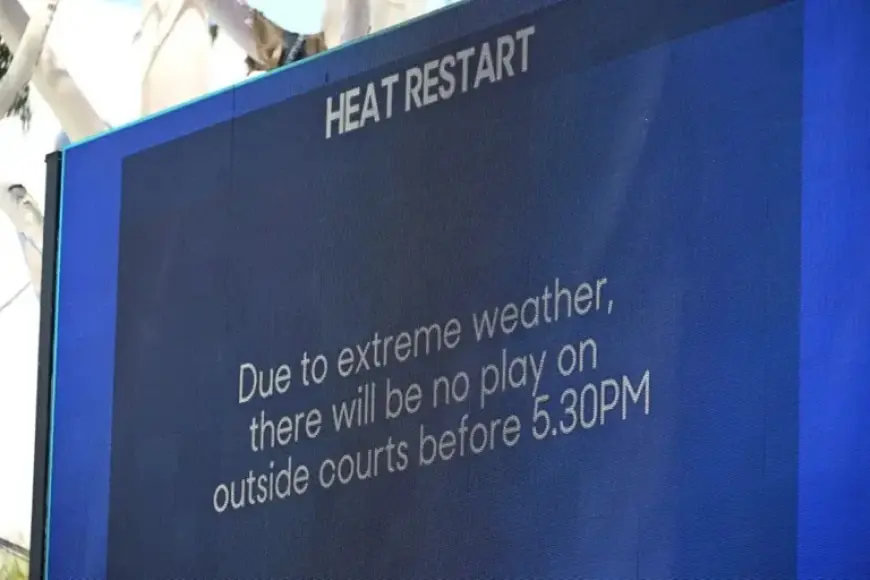 Australian Open Halts Outdoor Matches Amid Scorching Melbourne Heat