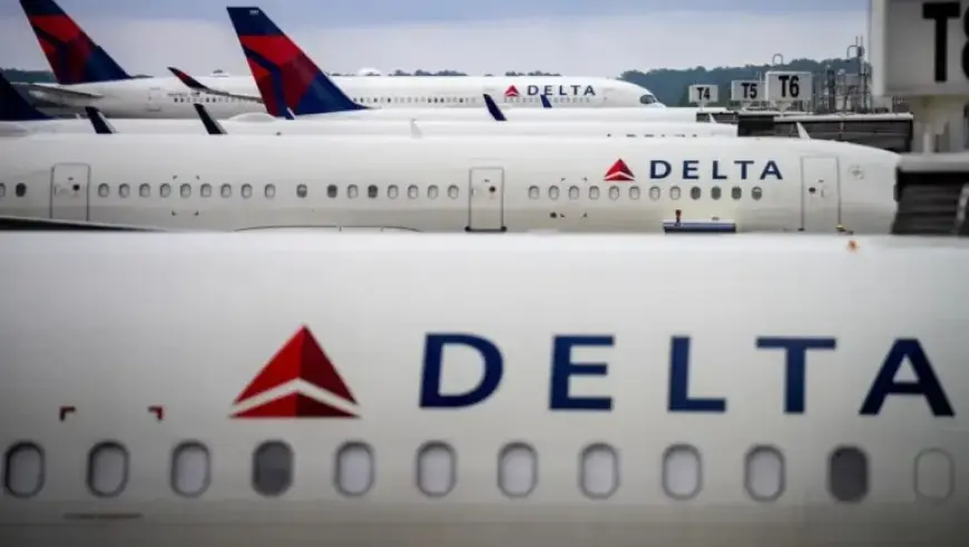 Car Smashes Through Glass Doors at DTW Delta Check-In