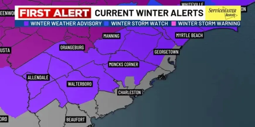 Winter Weather to Potentially Impact Lowcountry This Weekend