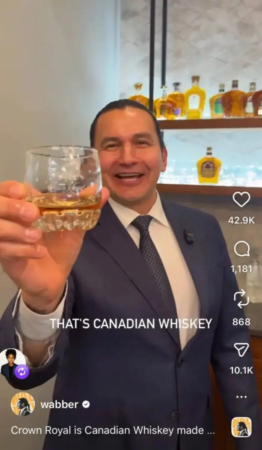 Kinew Responds to Ford’s Whisky Threat via Social Media
