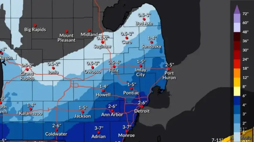 Michigan Winter Storm Alert: Snow to Begin Sunday Morning