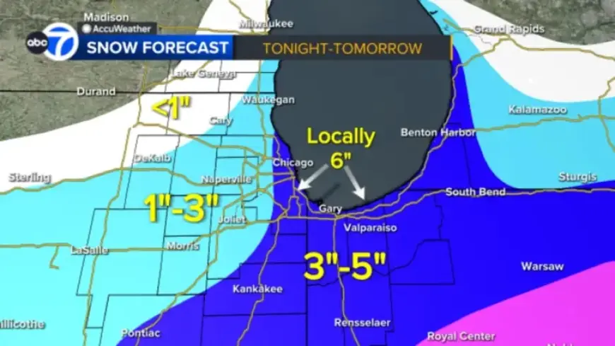 Winter Storm Hits US: Chicago Faces Lake-Effect Snow and Dangerous Wind Chill