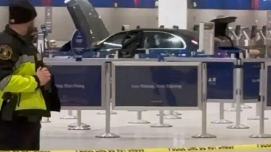 Car Collides With Detroit Metro Airport Entrance, Injuring Six