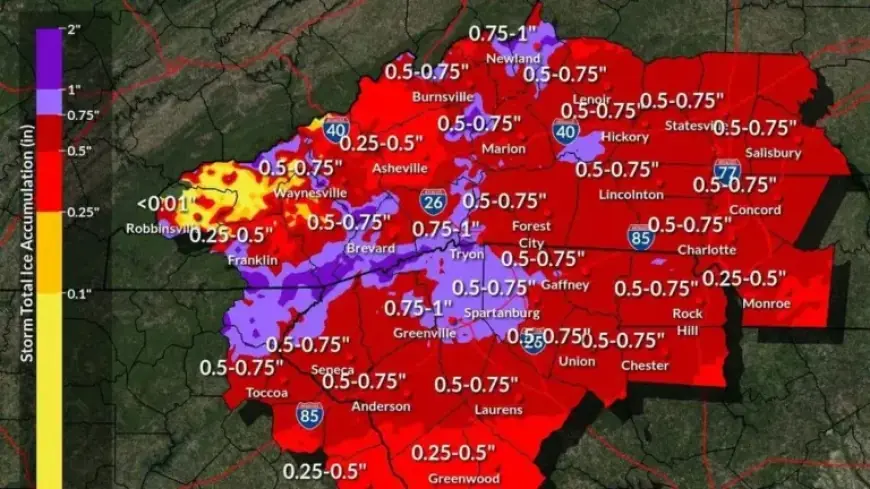 Charlotte Flights Canceled as ‘Life-Threatening’ Ice Storm Approaches