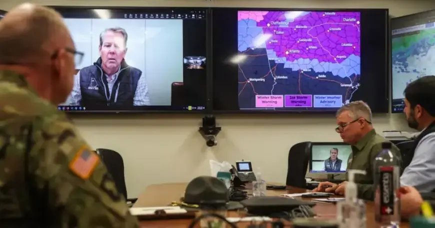 Ice Storm Targets Metro Atlanta: Live Updates on Regional Preparations