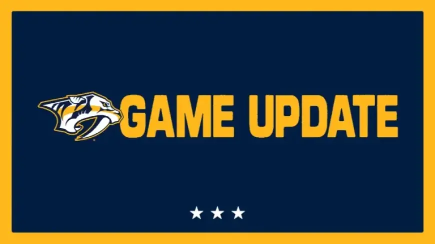 Predators vs. Mammoth at Bridgestone Arena Set for 12:30 PM CT, Jan. 24