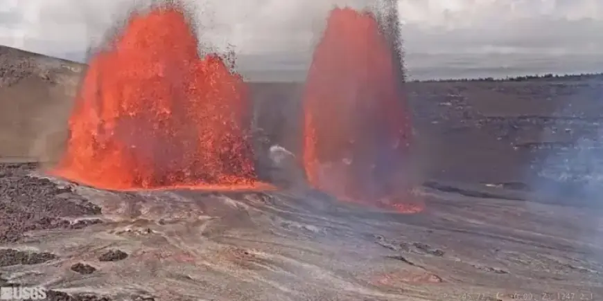 Kilauea Erupts: Episode 41 of Lava Fountaining Begins