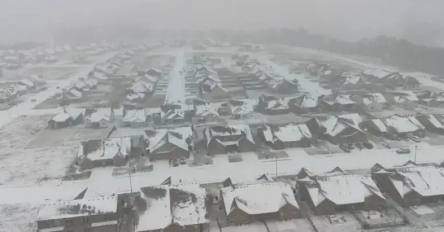 Winter Storm Unleashes Striking Scenes