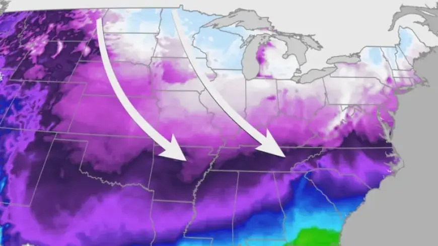 Record Cold Temperatures Grip the Plains, South, and East