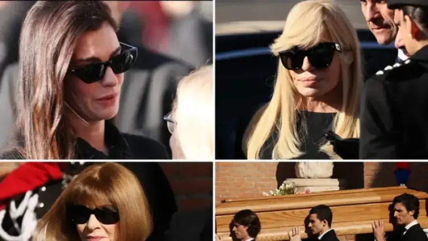 Celebrities Gather in Rome for Valentino Garavani’s Funeral