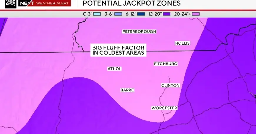 Boston Snowfall Forecast: Detailed Look at This Weekend’s Massachusetts Weather