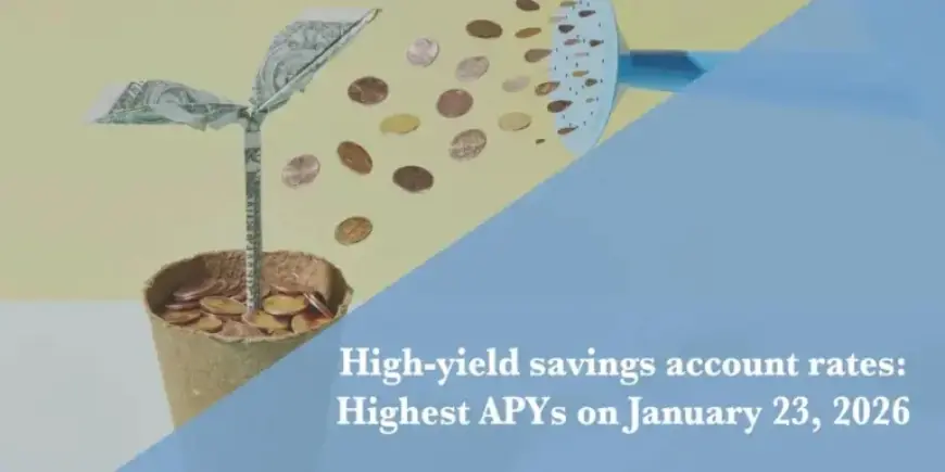 Top High-Yield Savings Accounts Deliver 5.00% APY on Jan. 23, 2026