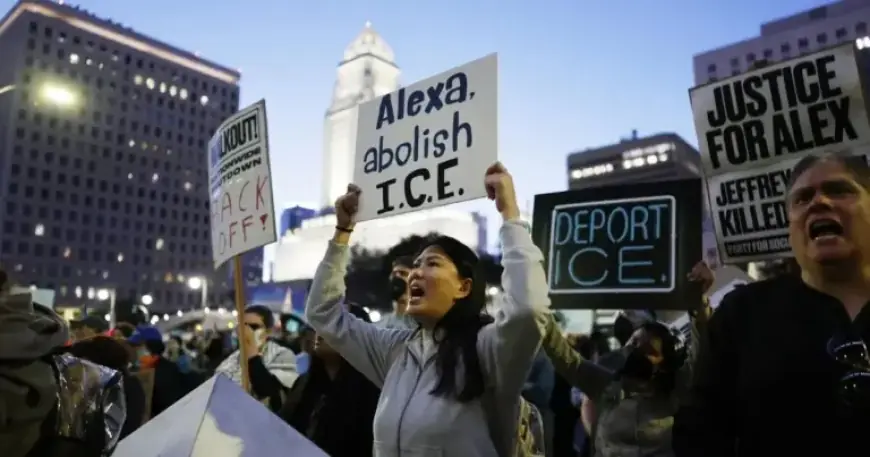 Minneapolis Shooting Protests End in L.A.; Bass Criticizes ICE