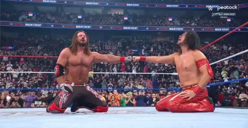 AJ Styles and Shinsuke Nakamura Share Memorable Moment Post-Final Match