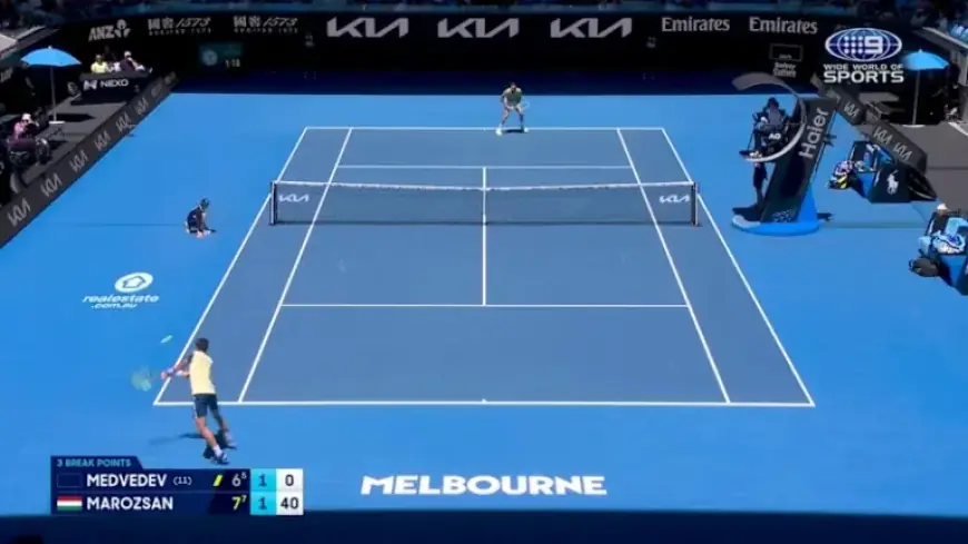 Australian Open: Daniil Medvedev Defeats Fábián Marozsán in Thrilling Match