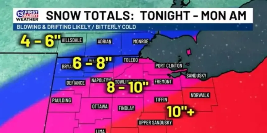 Major Snowstorm Approaches: 13 First Alert Weather Day on Sunday