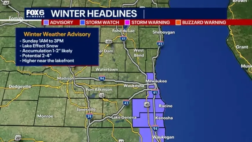 Lake Effect Snow Hits Wisconsin Saturday Night