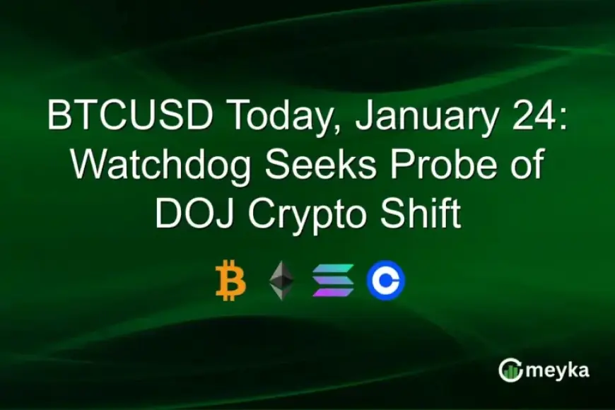DOJ Crypto Policy Under Investigation: BTCUSD Impacts Explored, January 24