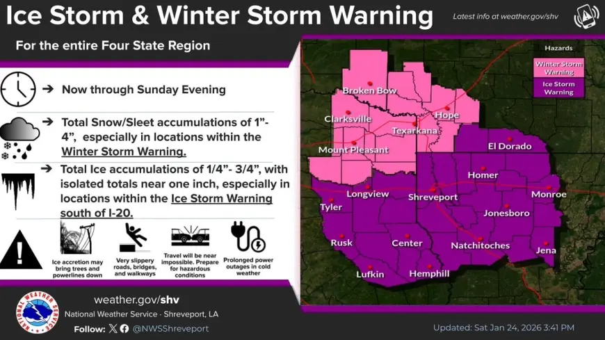 Ice Storm Warning puts Atlanta weather on edge as outages, closures, and airport disruptions spread across Georgia