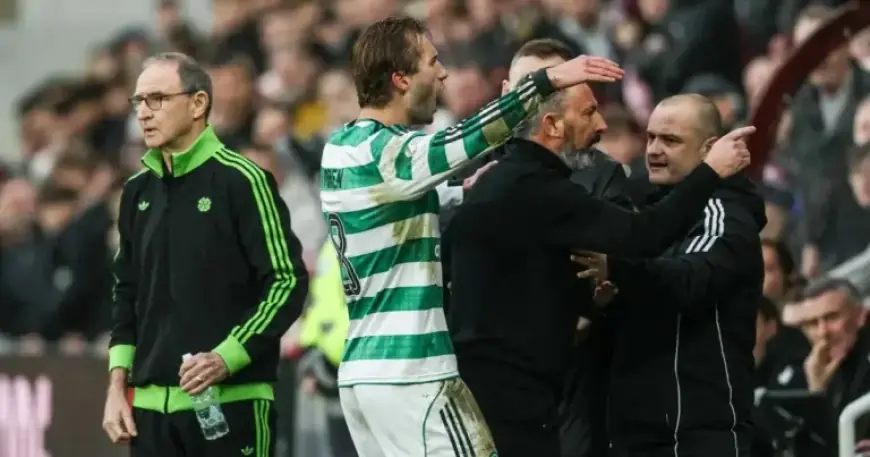 Furious Derek McInnes Confronts Celtic Dugout, Clashes with Hoops Boss