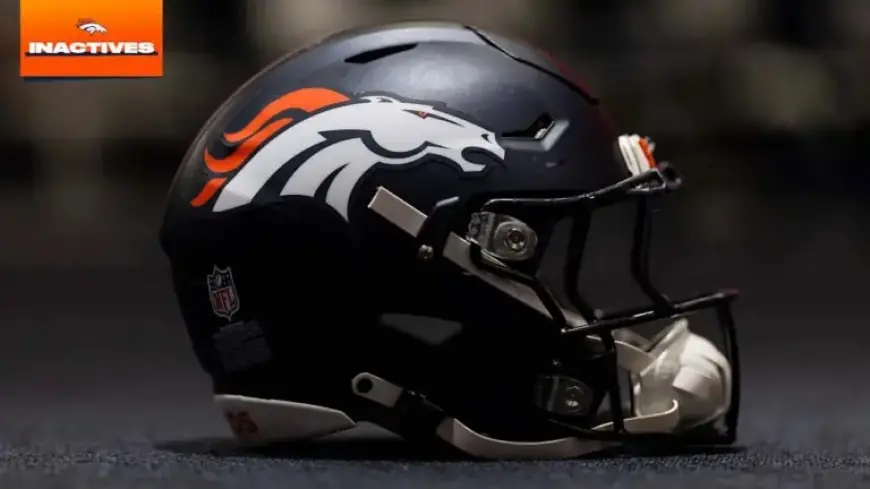 Broncos Reveal Inactive Players for AFC Championship Game