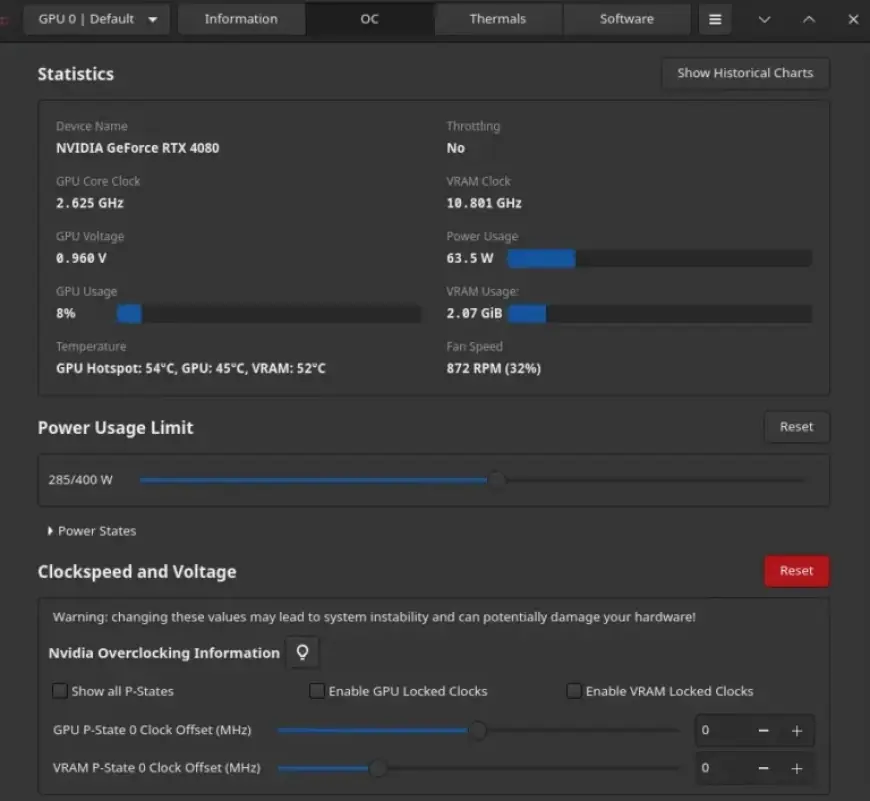 LACT 0.8.4 Enhances GPU Overclocking Interface on Linux