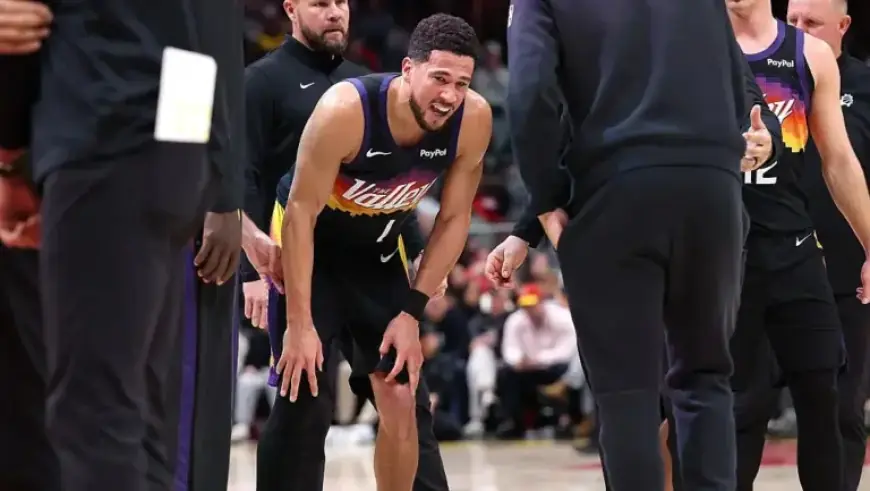 Devin Booker’s Ankle Sprain to Be Reevaluated in One Week