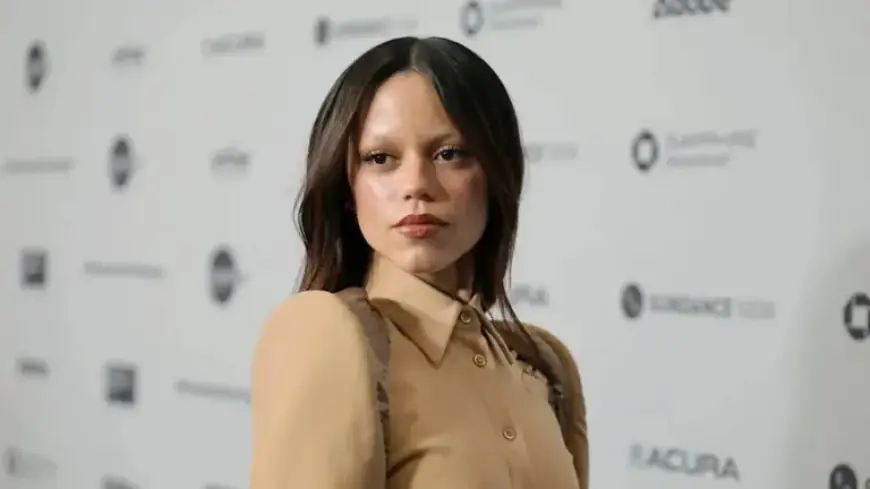 Jenna Ortega Dazzles in Nude Mugler Outfit Featuring Garter Detailing