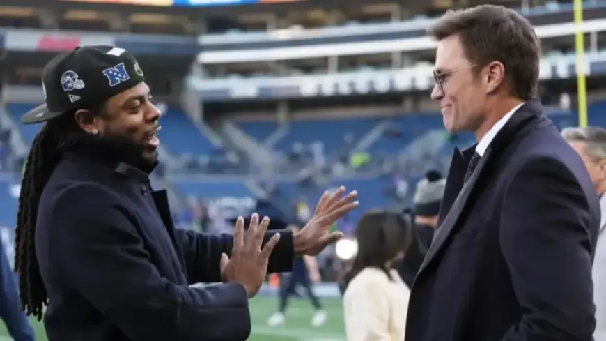 Tom Brady, Richard Sherman Photos Recall Viral Meme in NFL Playoffs