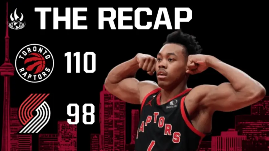 Raptors Break Trail Blazers’ Streak as RJ Returns