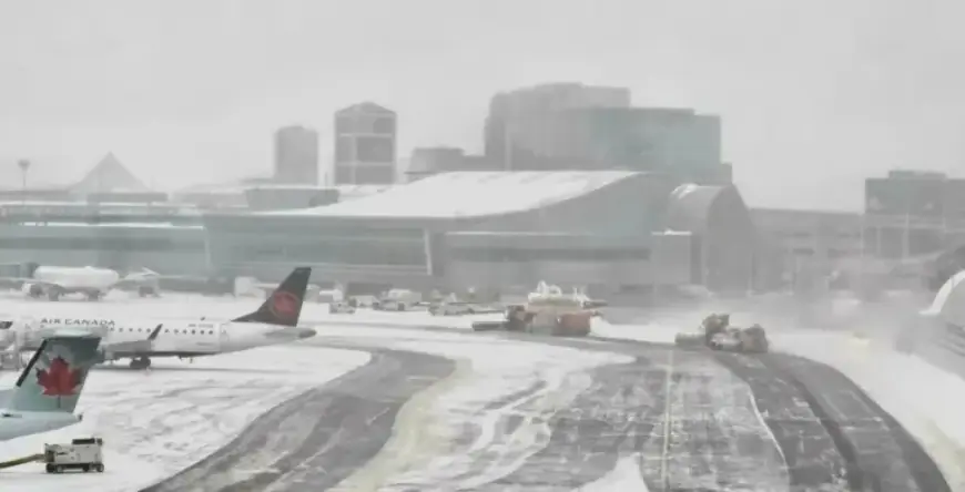 Toronto Storm Grounds Two-Thirds of Pearson Airport Flights