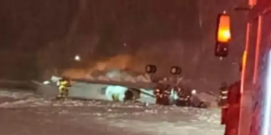 Jet Crash at Bangor Airport: Eight Aboard Small Business Aircraft