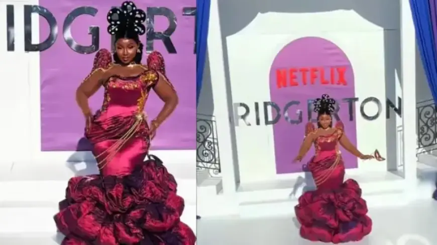 Kate Actress Dazzles at Bridgerton Season 4 Premiere in South Africa