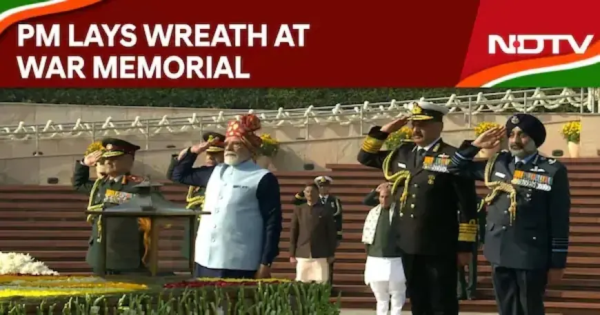 PM Honors War Memorial; Republic Day Parade Commences Shortly