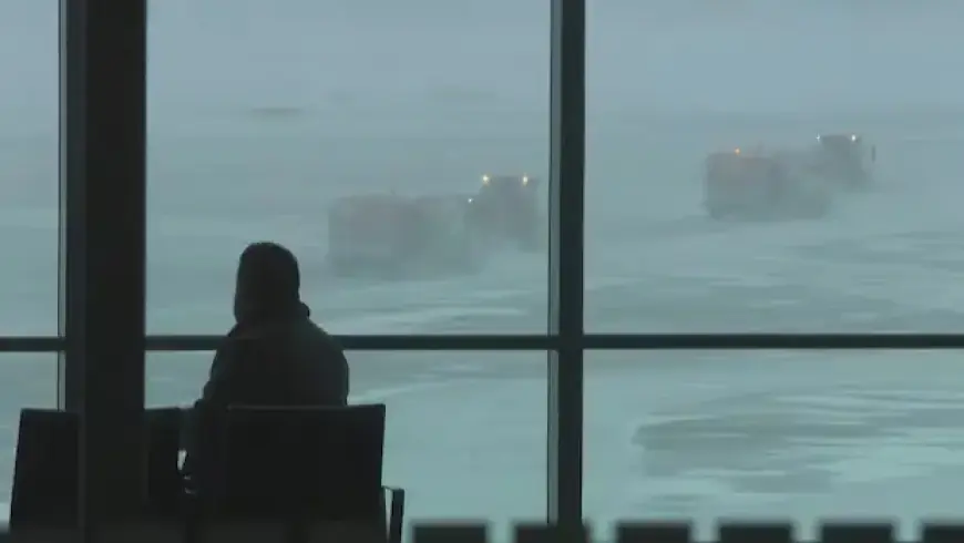 Toronto’s Pearson Airport Cancels Over Half of Sunday Flights Due to Snowstorm
