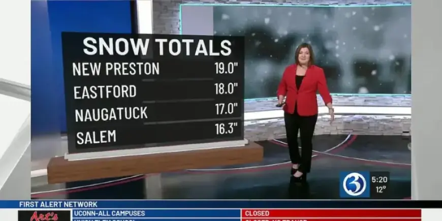 Winter Storm Benjamin: Snowfall Totals Rise Amid Developing Conditions