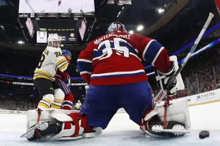 Montembeault Shares Blame in Canadiens’ Defeat Against Bruins